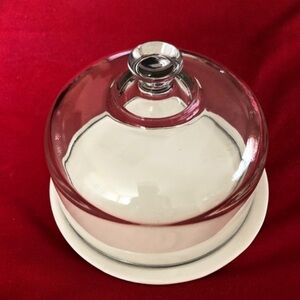 Crate & Barrel Covered Cheese Server